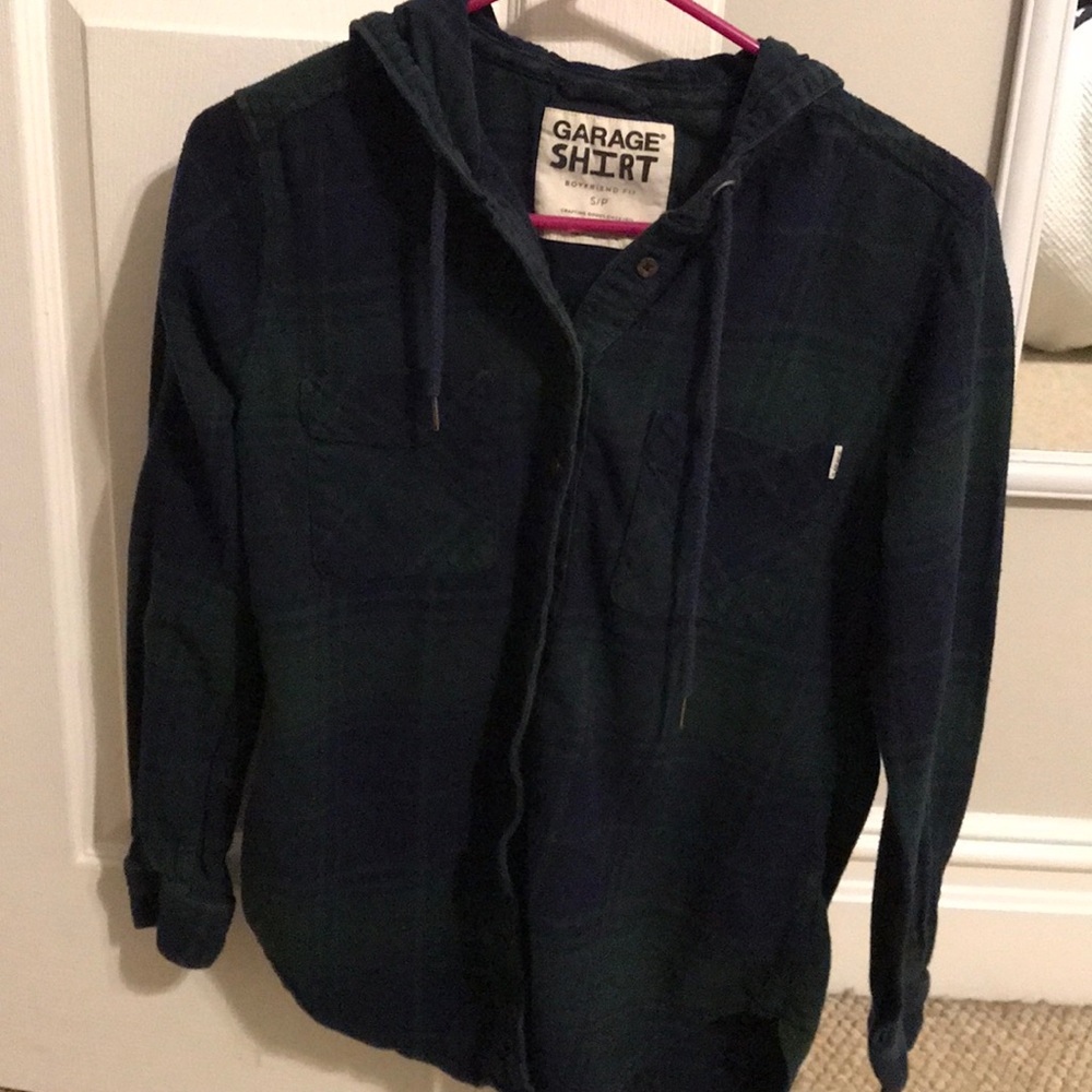 Garage Hooded Flannel